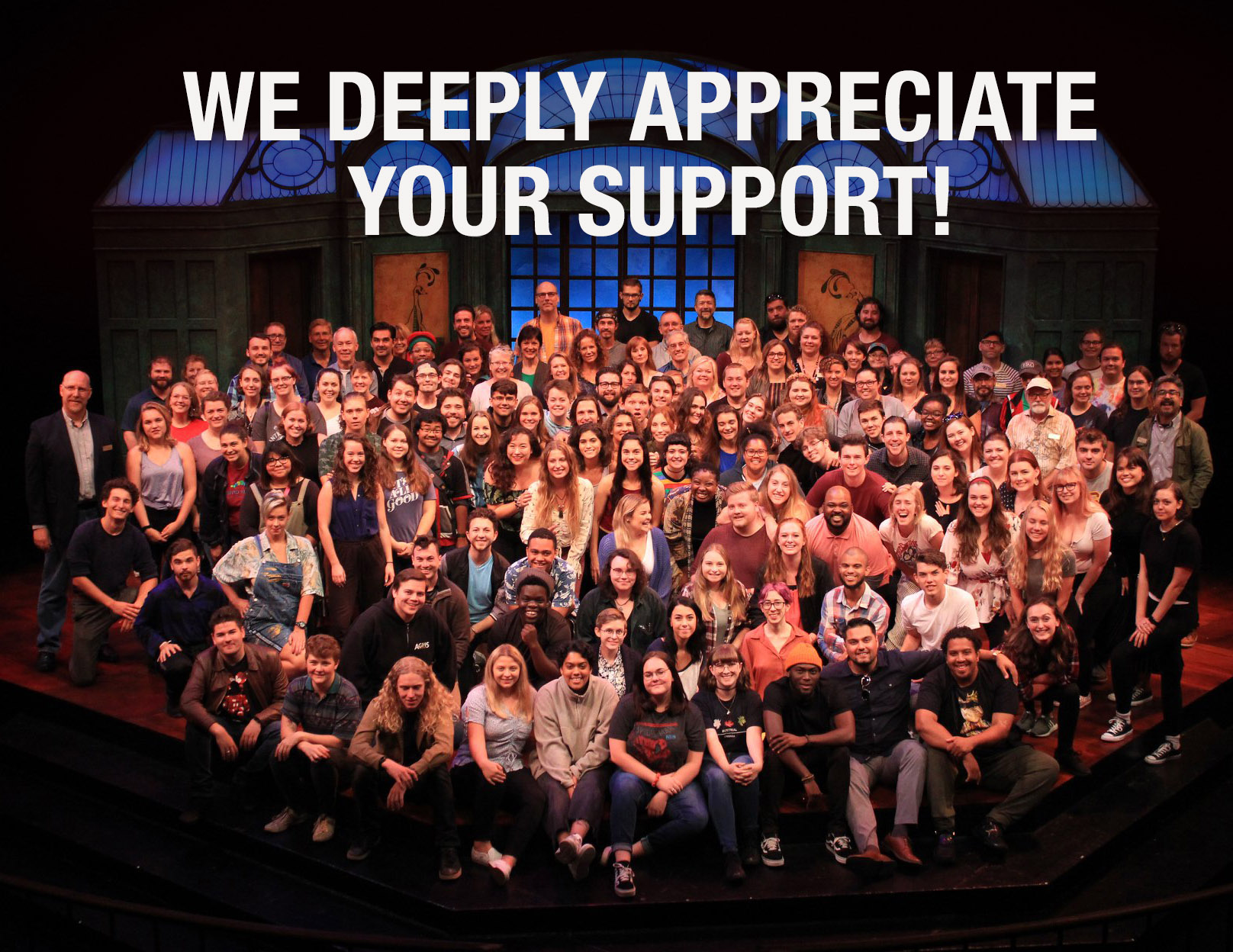 Large group image of people onstage