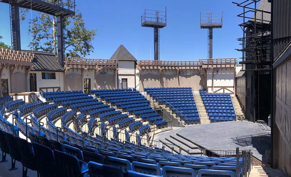 picture of Solvang Outdoor stage and empty seats