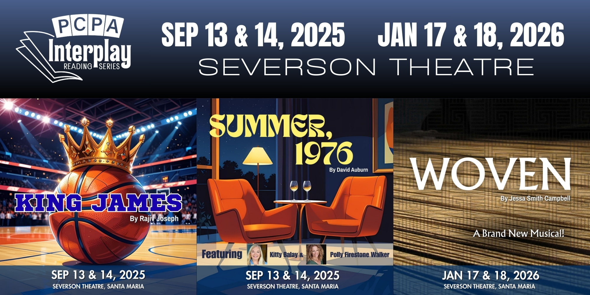 Interplay Reading Series Season 62 logo