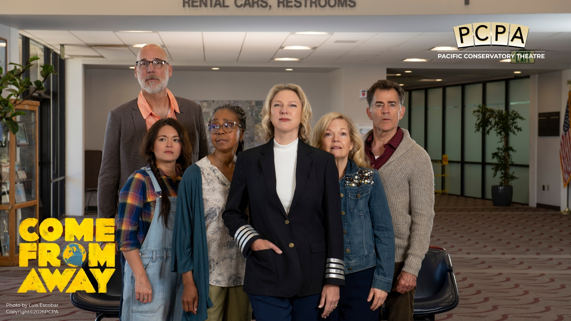 Come From Away Cast looking at camera